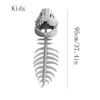 Funny Dinosaur Skeleton Plush Hat Costume