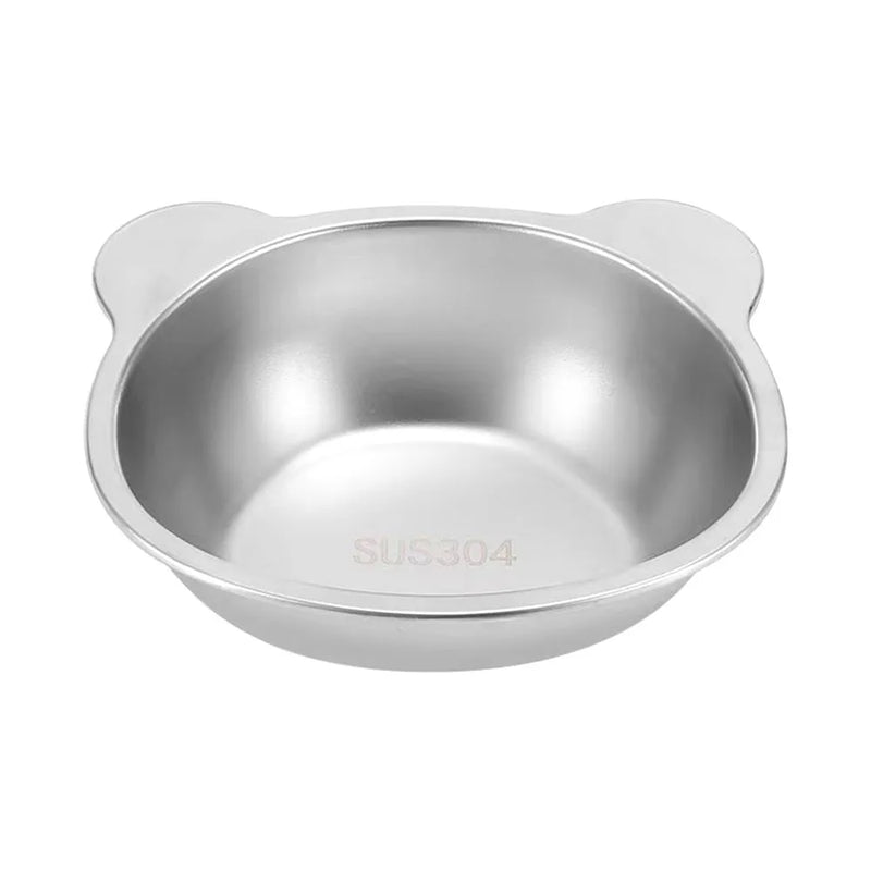 Elevated 15° Tilted Cat Food Bowl with Stainless Steel Insert