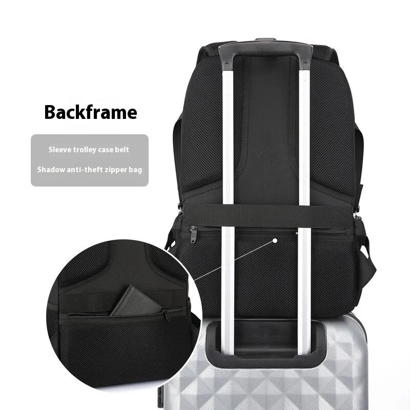 Anti-Theft Laptop Backpack with USB Charging Port