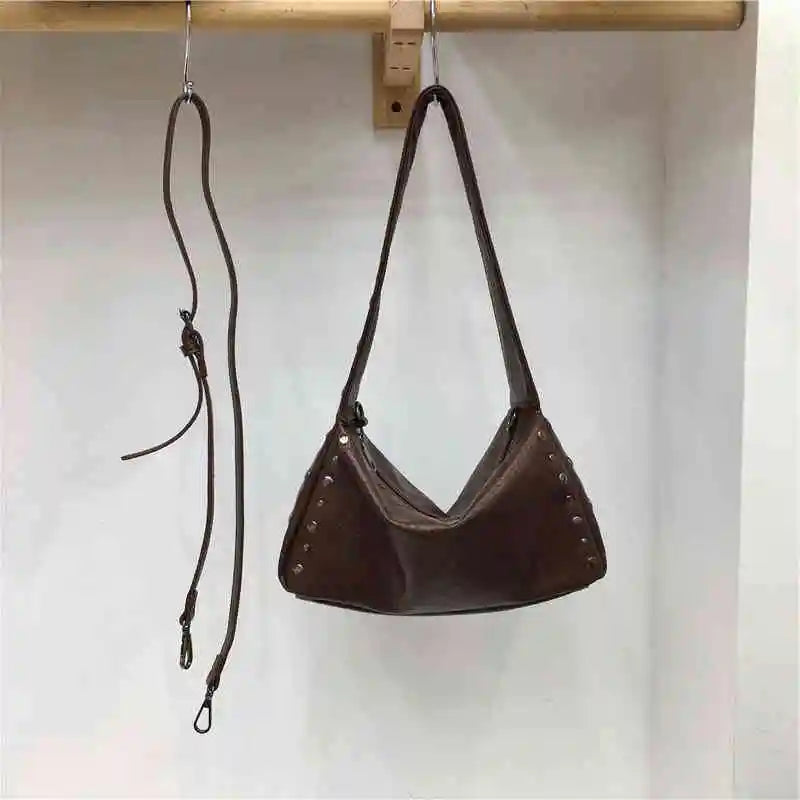 Punk Nieten Design Schultertasche