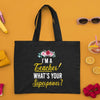 Sac Tote en Toile Durable pour Enseignants