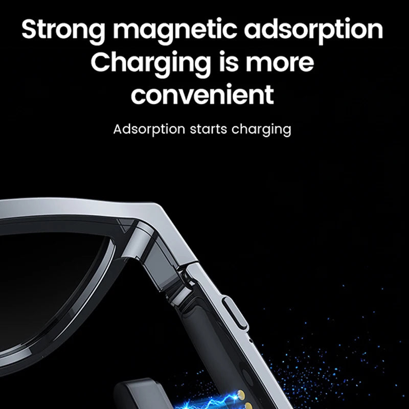 Lunettes audio intelligentes avec verres électrochromiques adaptatifs