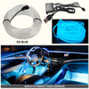 Flexible blue LED neon strip used for car interior ambient lighting display