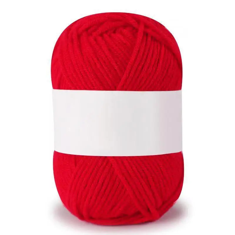 Soft Milk Cotton Knitting Yarn – Anti-Pilling 4ply Yarn for Crochet & Knitting
