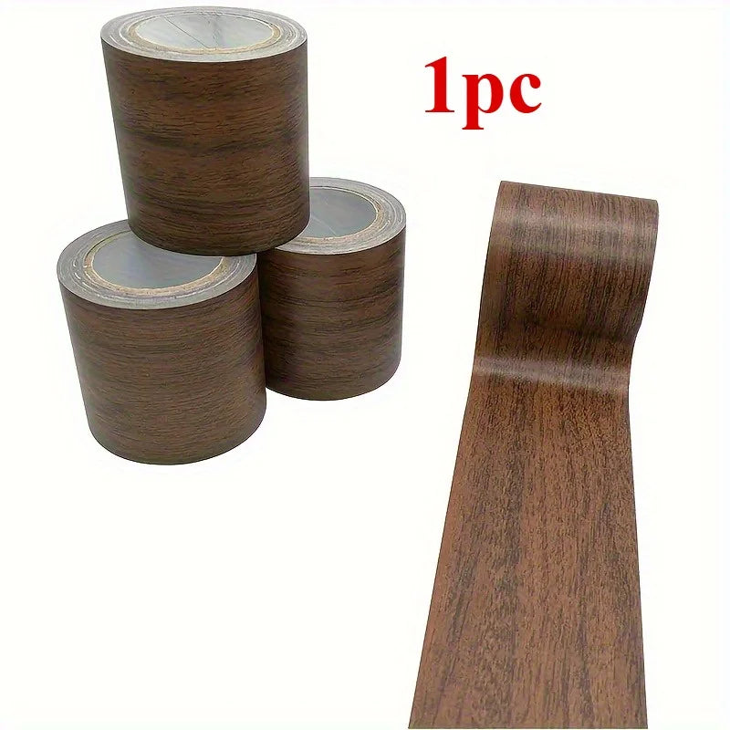 Faux Wood Grain Repair Tape for Furniture, Floors & Office Surfaces