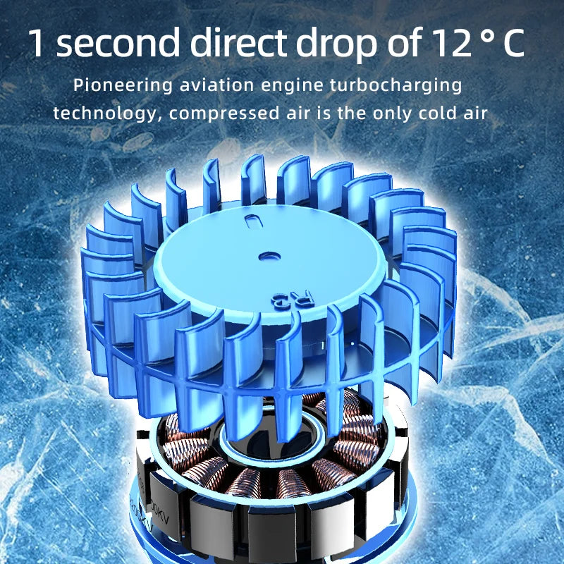 Portable Hanging Neck Fan with Digital Display