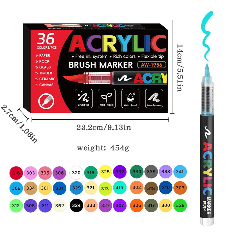 Acrylic Marker Pen Set for Art & Craft