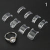Invisible Ring Size Reducer with Spiral Spring Tightener