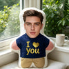 Custom Face Photo Pillow - Personalized Cuddle Cushion for Any Occasion