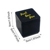A small black box with gold text that reads Just for you
