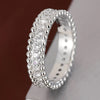 Bague Géométrique Moderne en Zircon Cubique
