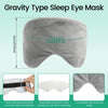 Weighted Velvet Sleep Mask with Adjustable Strap