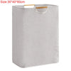 Foldable Cotton Laundry Basket with Handles