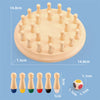Wooden Memory Match Stick Chess Game – Montessori Color Matching Board Game