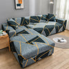 Printed Stretch Sofa Cover for L-Shaped and Corner Sofas