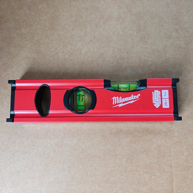 8-Inch Aluminum Torpedo Level with Shockproof Vials