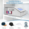 Stackable Fabric Hat Organizer with Clear Window
