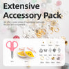 28-Color Glass Bead Jewelry Making Kit