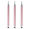 Set rosa universelle kapazitive Stifte für Tablets.