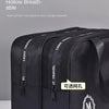 Large Capacity Double-Layer Travel Makeup Bag with Wet/Dry Separation