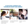 Telescopic Magnetic Car Window Shades with UV Protection and Insect Mesh