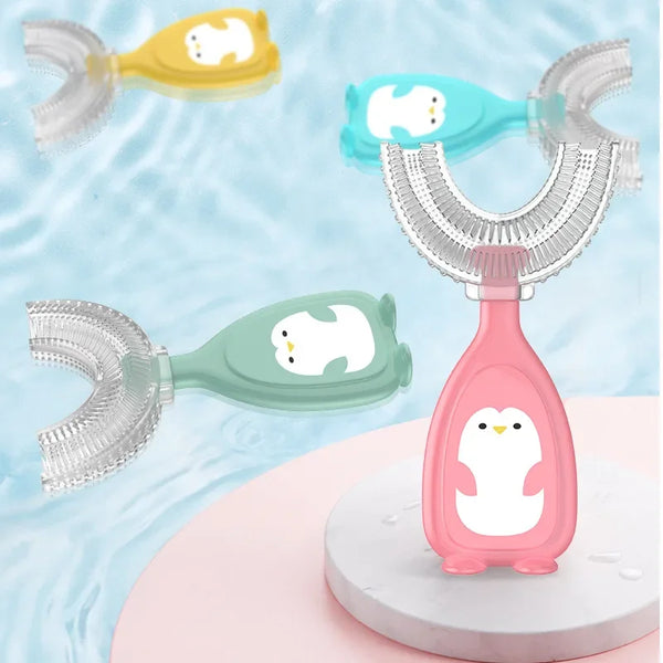 U-Shaped Silicone Toothbrush for Toddlers