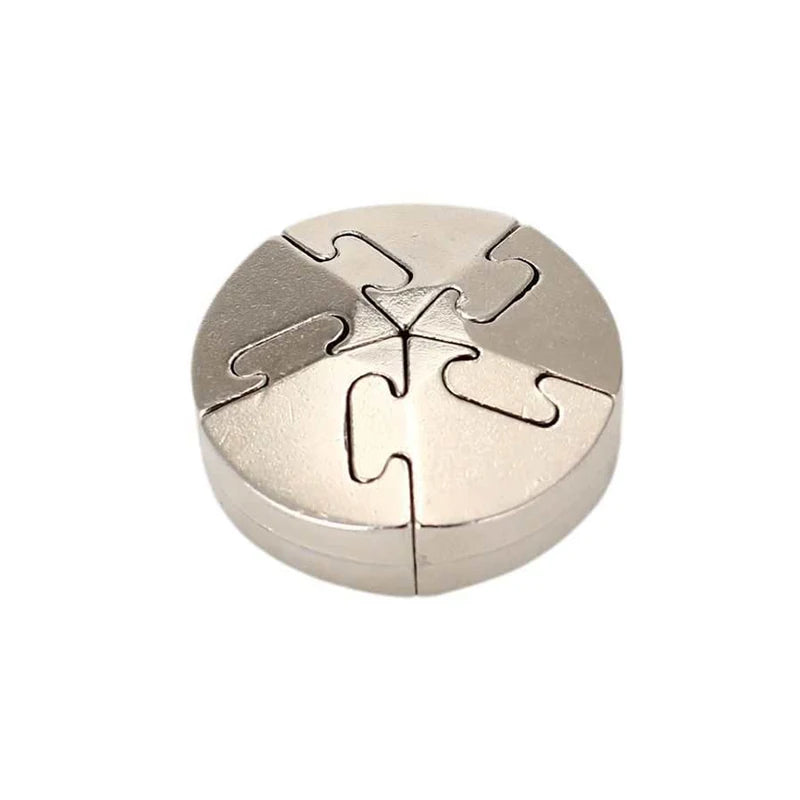 Metal Brain Teaser Puzzle Set - IQ Challenge for Kids and Adults