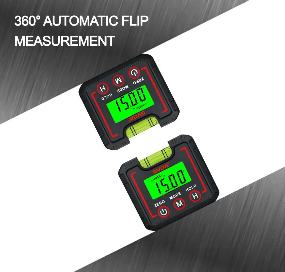 Digital Angle Gauge and Inclinometer with Magnetic Base