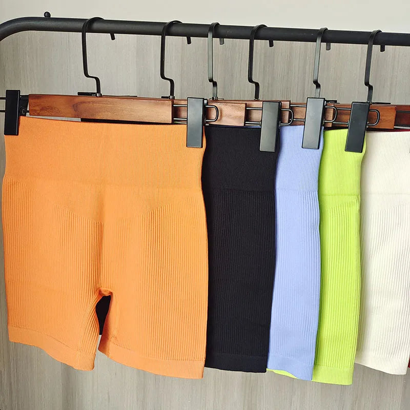 Leggings Biker de Cintura Alta sin Costuras