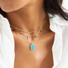 Turquoise Beaded Layering Necklace