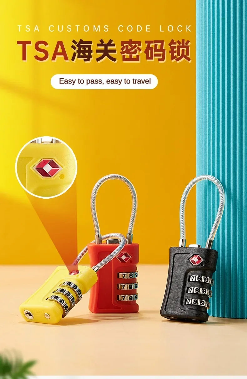 TSA-Approved 3-Digit Combination Lock for Luggage
