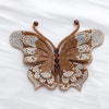 Colored Rhinestone Butterfly Applique for DIY Crafts