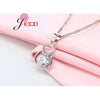 Rhinestone Jewelry Set with Necklace and Earrings