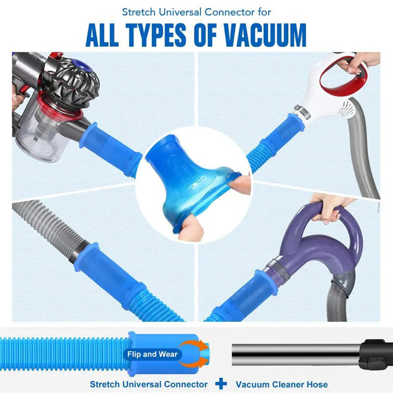 Universal Dryer Vent Cleaning Kit with Vacuum Attachment