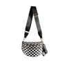 Women's Checkered Multi-Function Crossbody Waist Bag