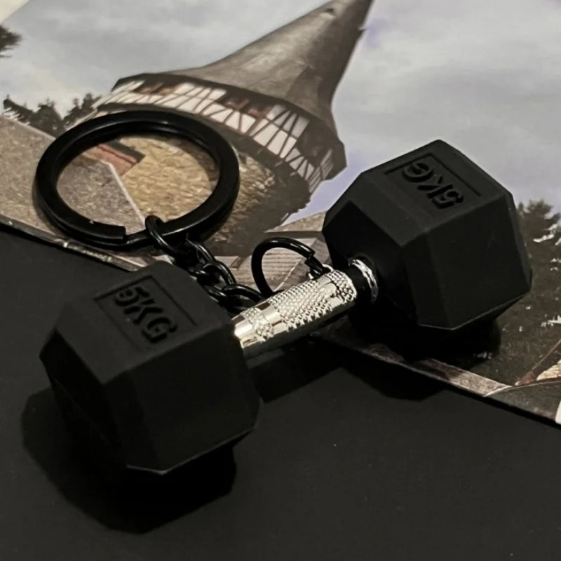 Silikon-Hantel-Anhänger-Set