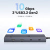 6-in-1 USB-C Hub with 4K HDMI, 10Gbps Data, and 100W Charging