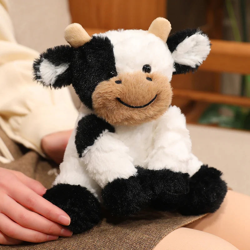 Huggable Plush Cow Toy – Super Soft Stuffed Animal for Kids & Adults