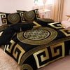 Luxury Baroque Geometric Duvet Cover Set