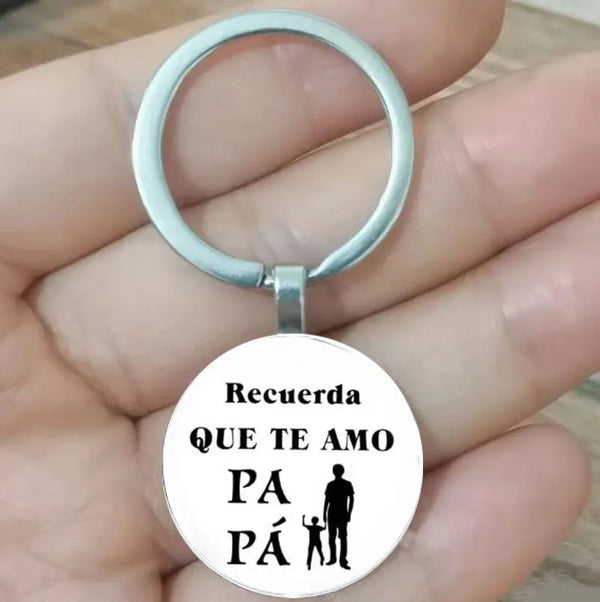 Spanish Father's Day Keychain for Dad