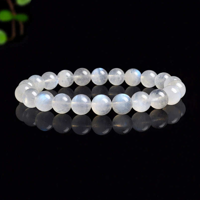 Natural White Moonstone Bracelet