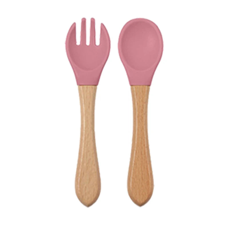 Baby Silicone Suction Plate and Utensil Set