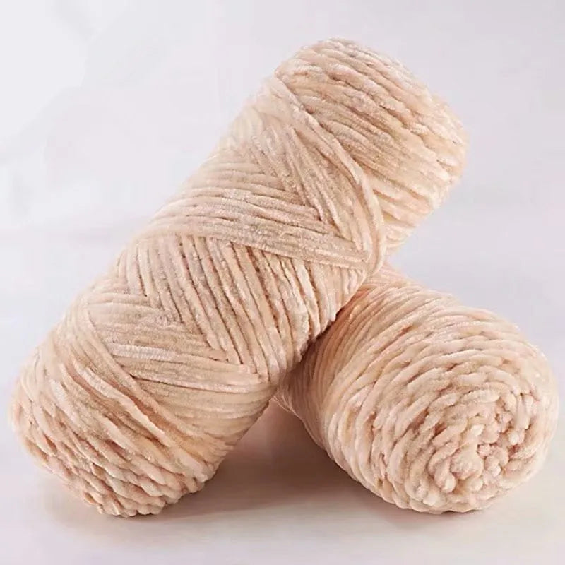 Soft Chenille Yarn for Knitting and Crochet
