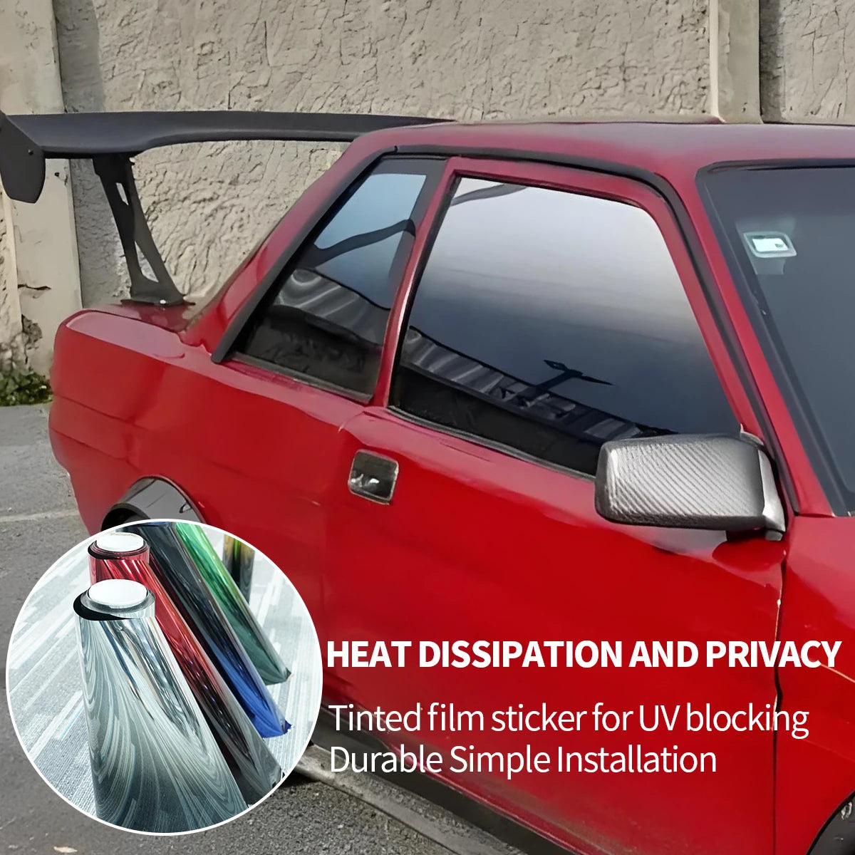 Gradient Solar Window Tint Film with Heat & UV Protection