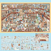A collection of 3D house scenes and architectural elements for scrapbooking and DIY crafts.