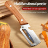 Wooden-Handle Multi-Function Peeler with Bottle Opener