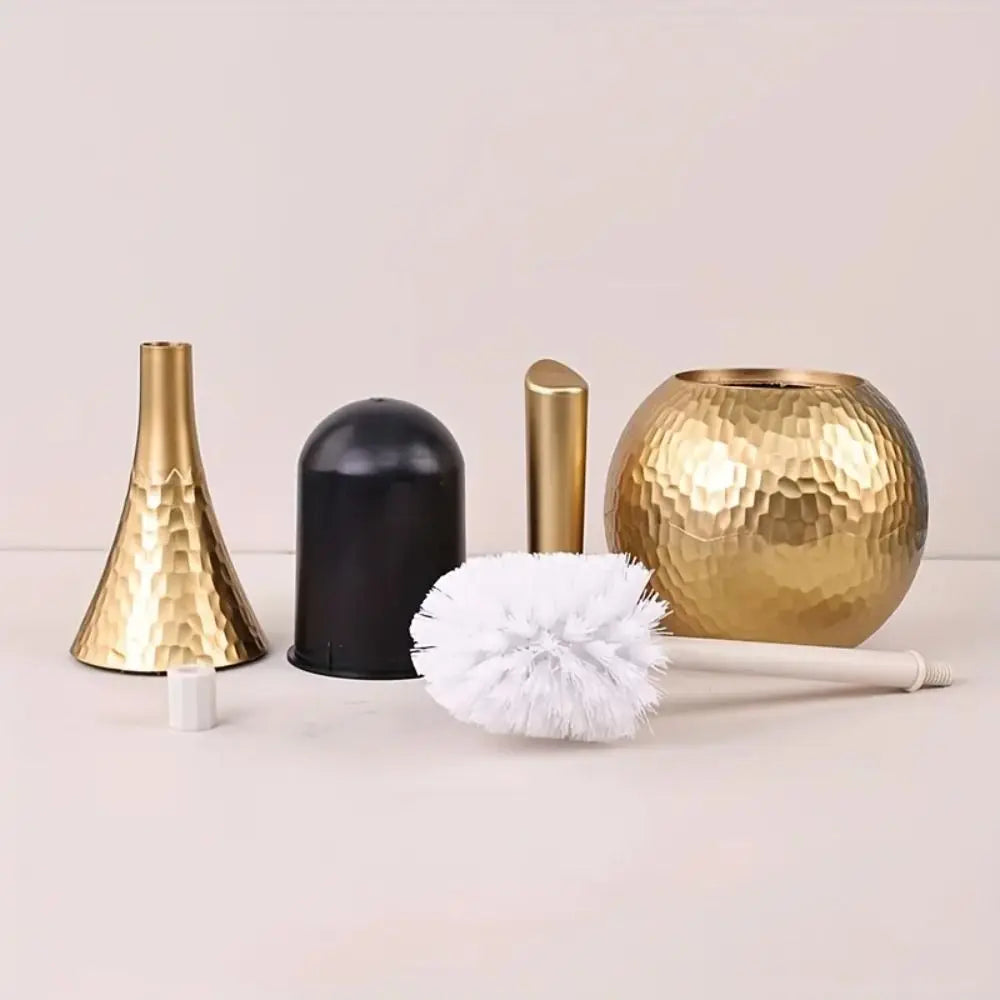 Elegant Toilet Brush with Holder and Long Handle