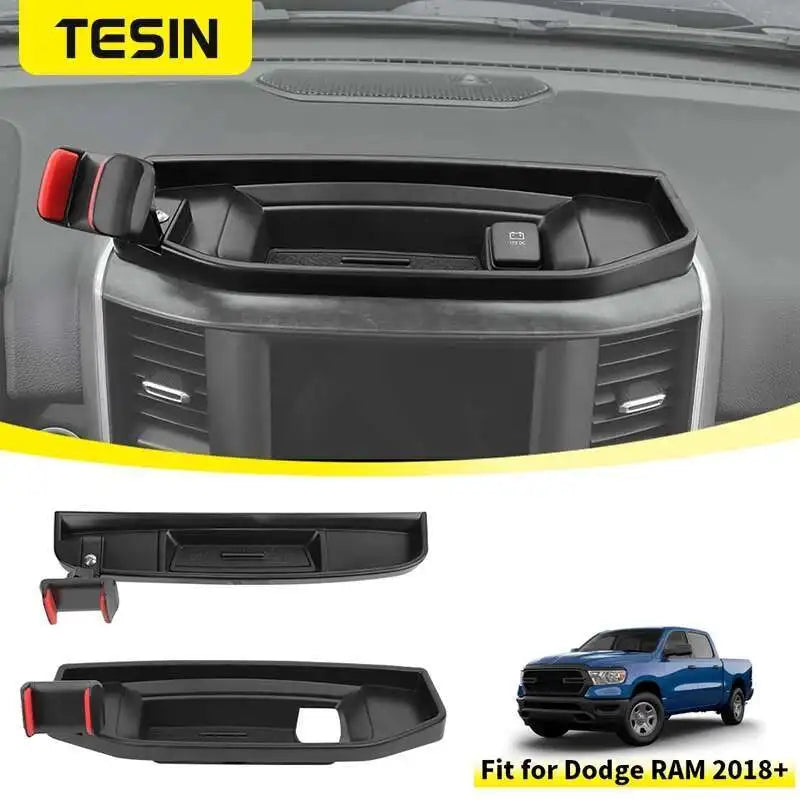 Center Console Organizer with Phone Holder for Dodge RAM 1500 (2012–2017)