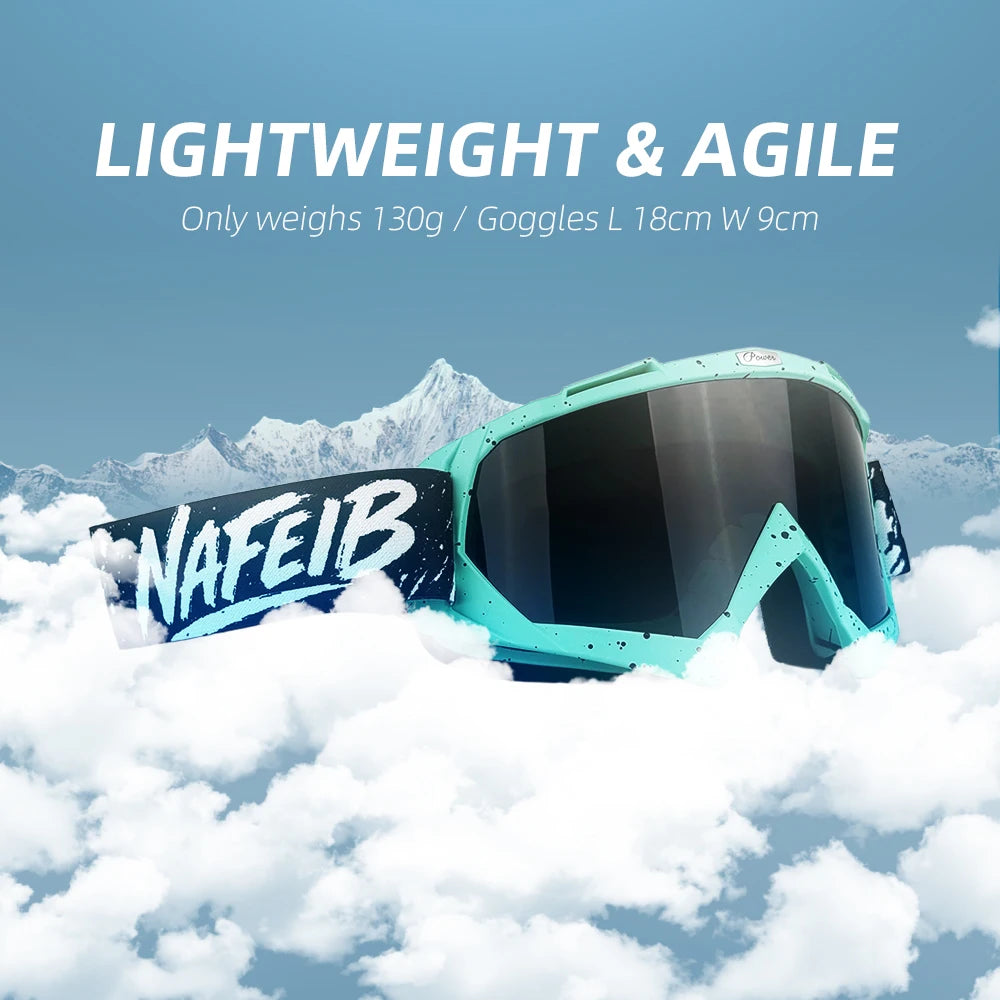 Anti-UV Motorcycle Goggles with Windproof Protection