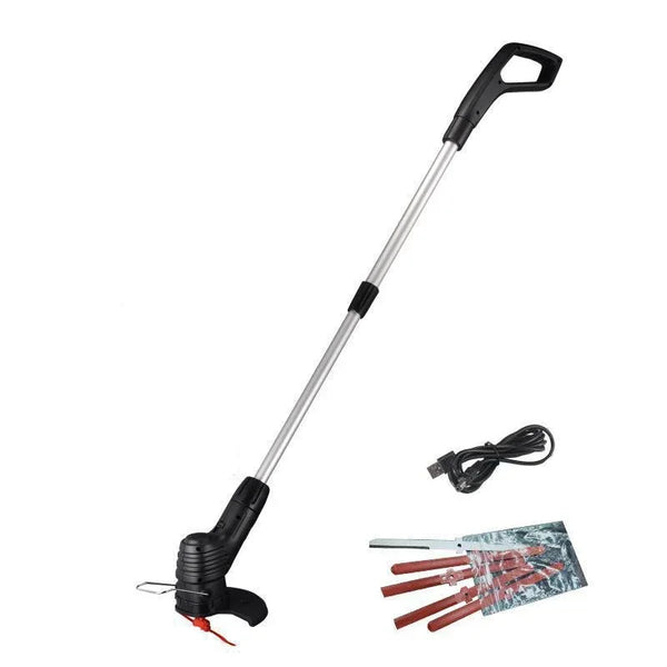 Cordless Electric Grass Trimmer with Adjustable Shaft